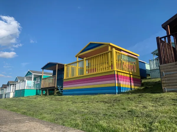 Beach huts in Whitstable