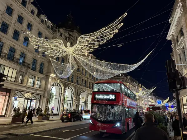 Christmas Street Lights in Oxford Circus