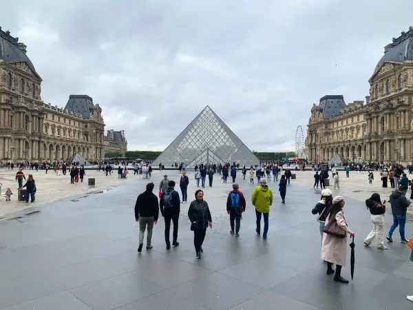 Louvre Museum during the weekend